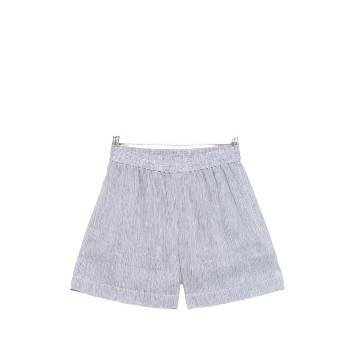 Brunello Cucinelli Shorts - White, Blue | ea648c226a29da345d2f122e039d4795cdef42e4