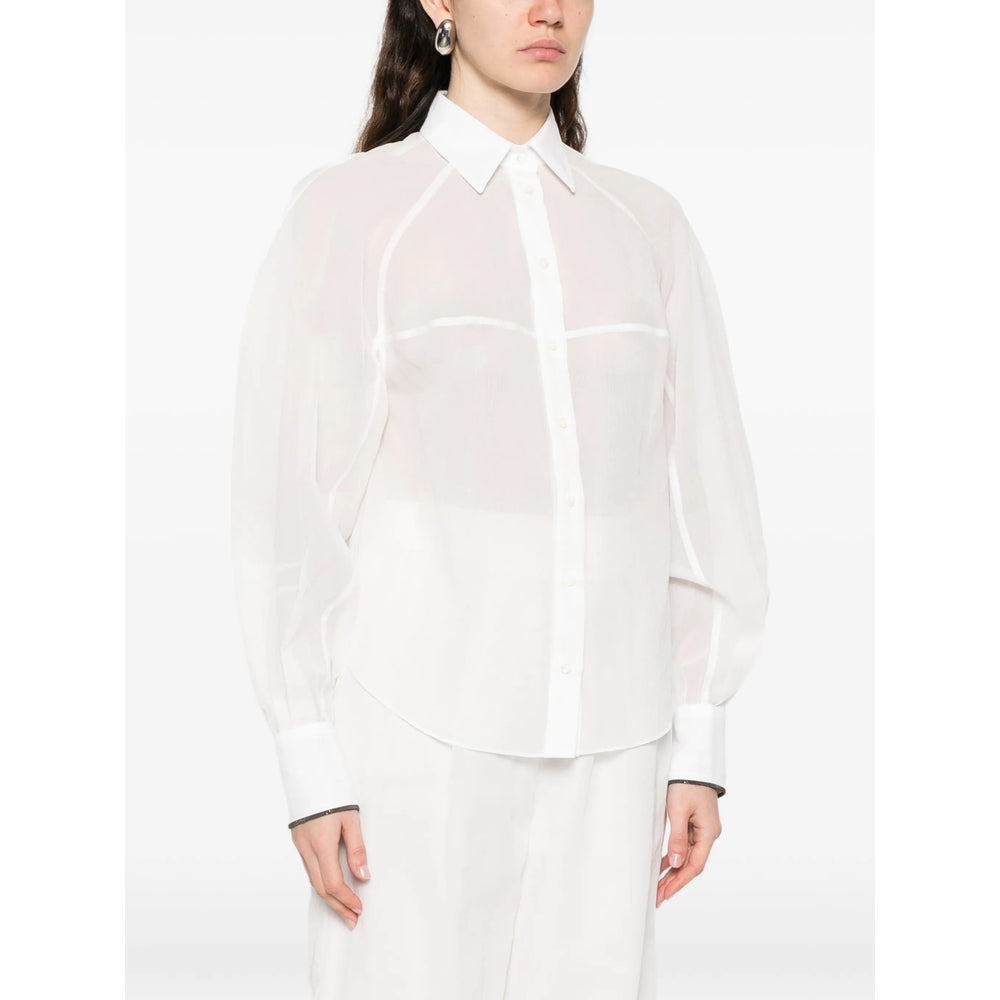 Brunello Cucinelli Shirts - White | 379d36e9e6249850427b6b67c3e5b0b757e5ee07