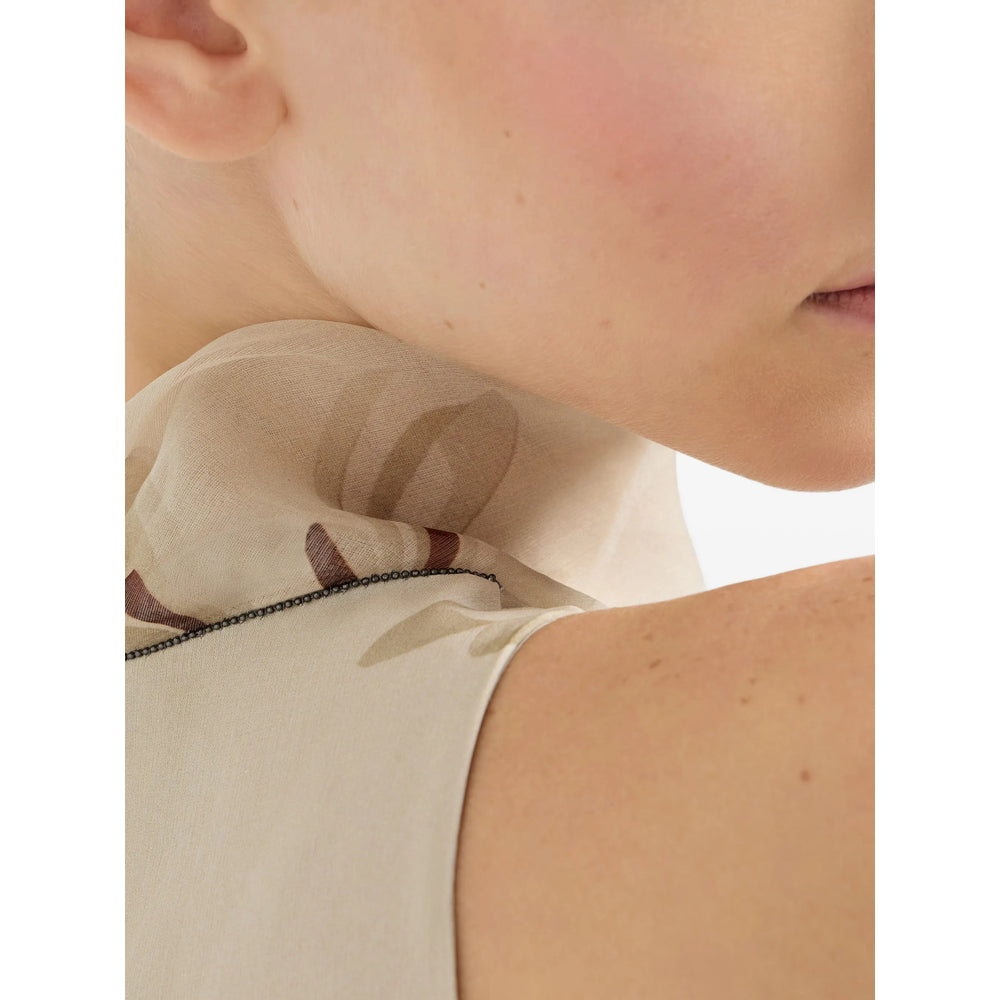 Brunello Cucinelli Dresses - Neutral, Brown | 19001c71c65123ed09ef6ee3430bb2c207b6b29f