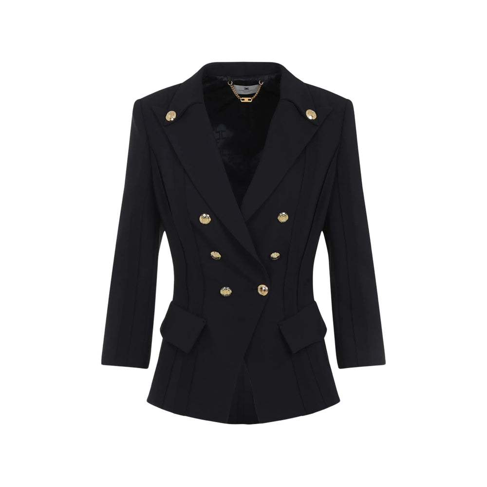 Elisabetta Franchi Jackets - Black | 3761949737585f26070d9d79f6b865cdee360f68