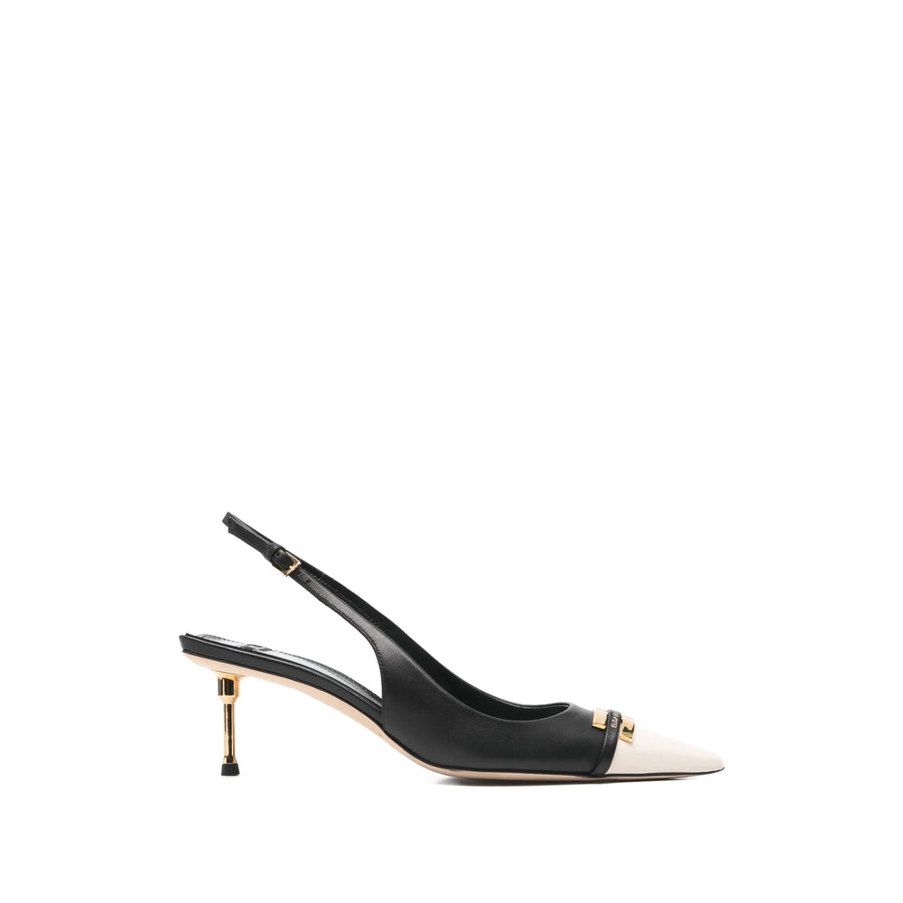 Elisabetta Franchi Shoes - Black, White | 372c550479f38086fa14d01dc9312b66f7a27473