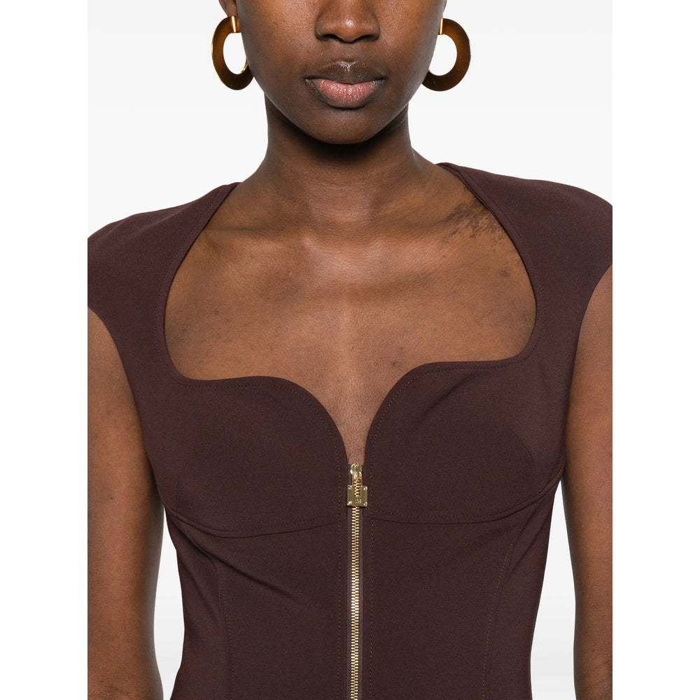 Elisabetta Franchi Dresses - Brown | 9b032a1c0f9e8d25cffc20ce33c689b6bcbad7c8