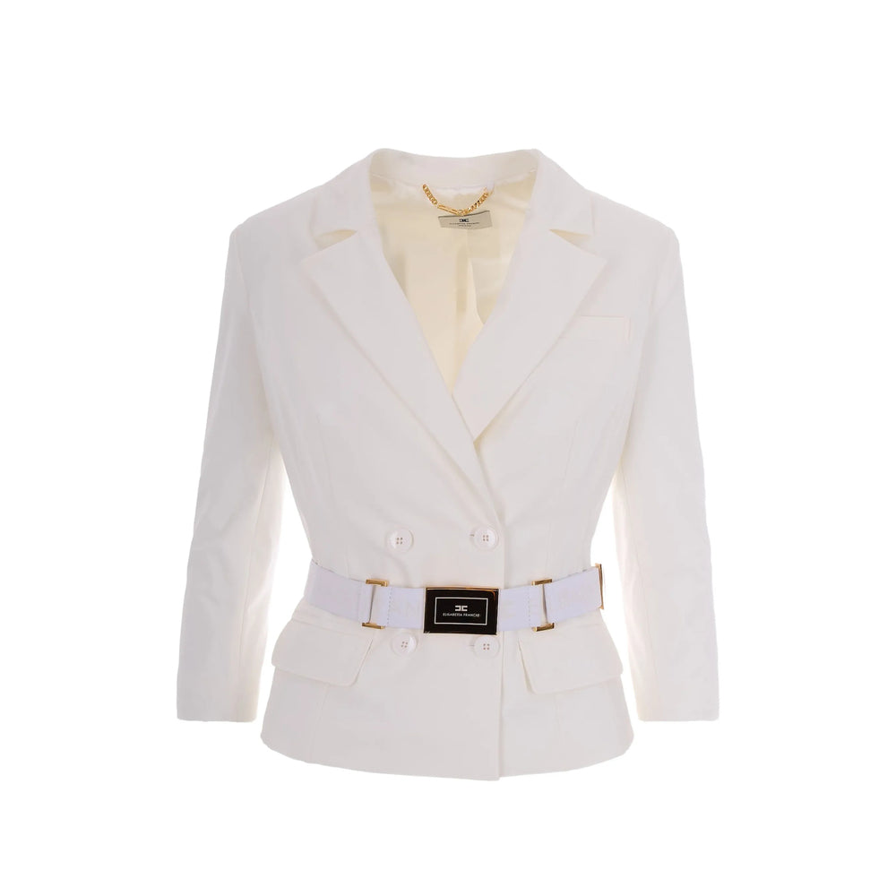 Elisabetta Franchi Jackets - White | 445be1d405e6303be5a662756895fb5d295f637b