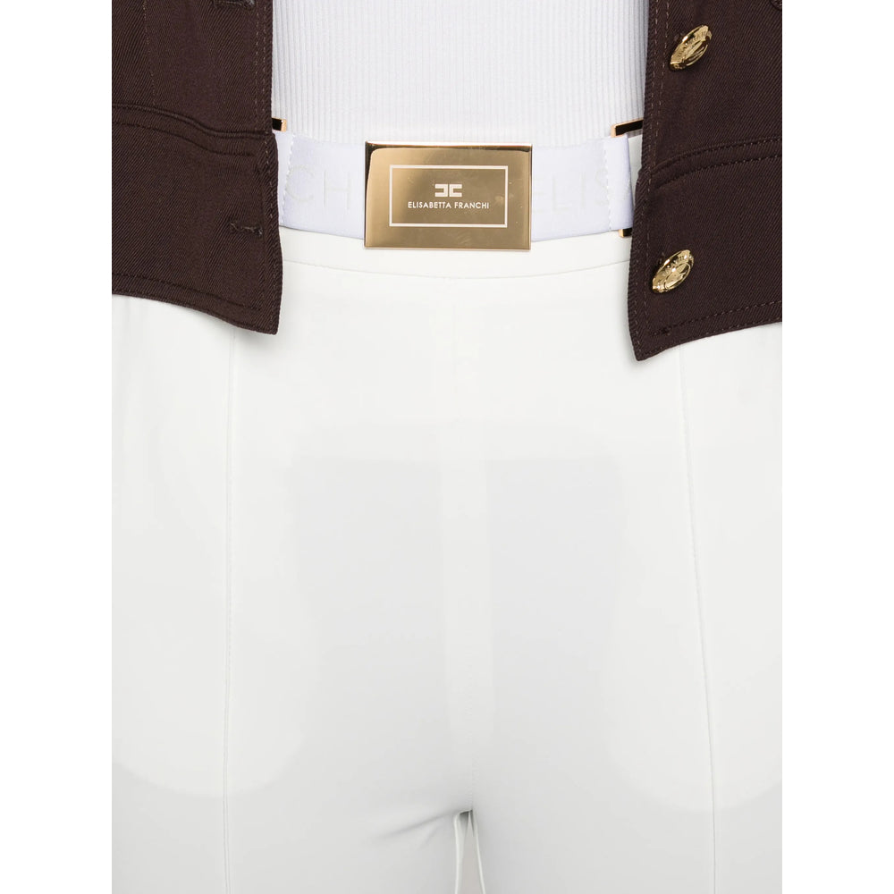 Elisabetta Franchi Pants - White | ab7d8d4ba8ba02af83475763b1eba6052cd80ff5