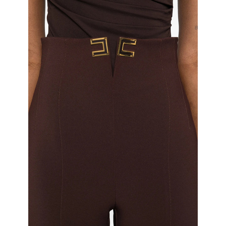 Elisabetta Franchi Pants - Brown | 68e3f1ba079eb5077858920798549944f8c0582d