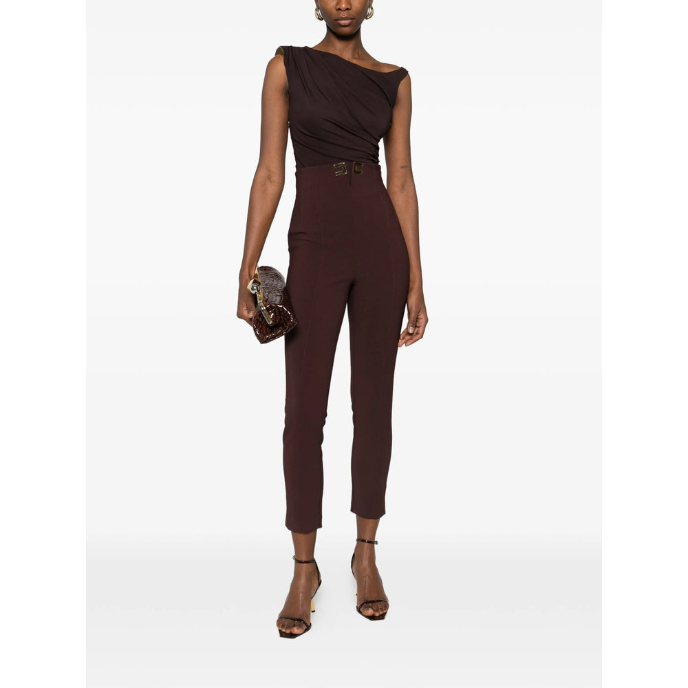 Elisabetta Franchi Pants - Brown | 633670e3e1cc154f345605817e5b52edf95a211e