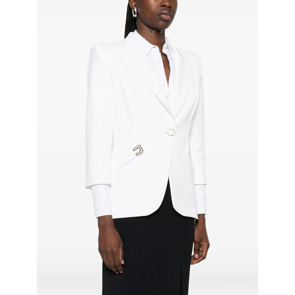 Elisabetta Franchi Jackets - White | dfa0126c3b3253f488cd126ba85e04d58870c81b