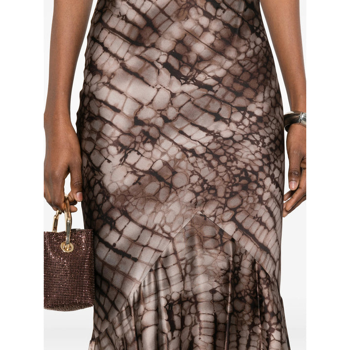Elisabetta Franchi Dresses - Brown, Neutral | 35c51bc0c27ff864f985cb4eafeb9e33a4315e43