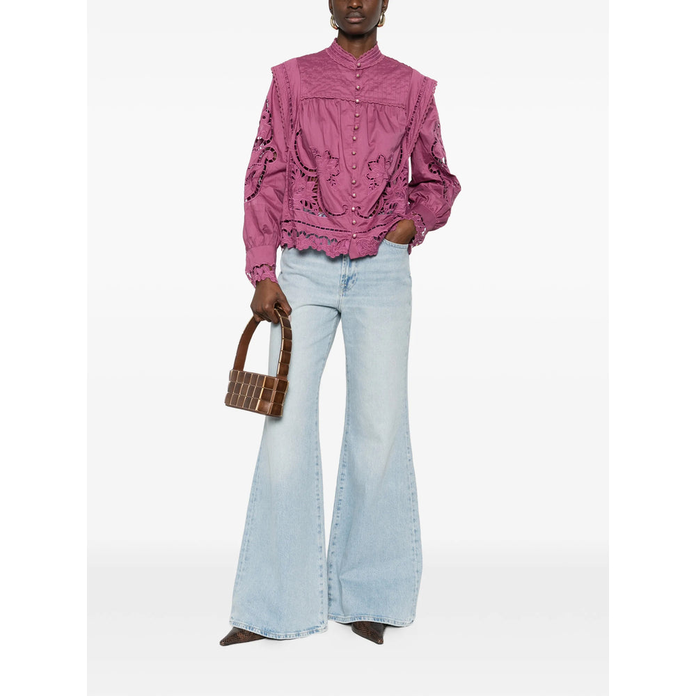 Farm Rio Shirts - Purple | aa516d7b7ad095dd2b3db320d95ea72e71f28acb