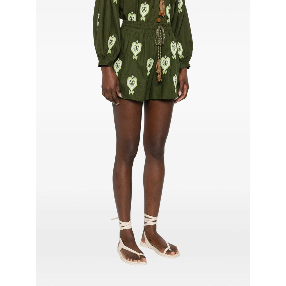 Farm Rio Shorts - Green | f8b0cb5fde5b5fdf88c0753f878c9c7e615079f0