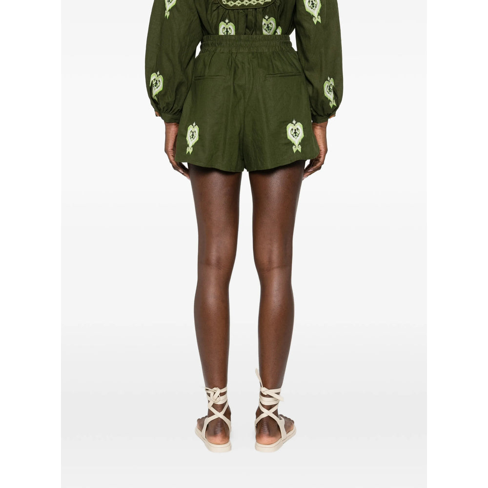 Farm Rio Shorts - Green | 90afa57731f46ff97c18eb5981fc2db4ad31ac26