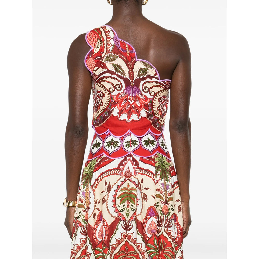 Farm Rio Tops - Red, Neutral | 411e032ec66b025517f7b1f25fb751522ee54768