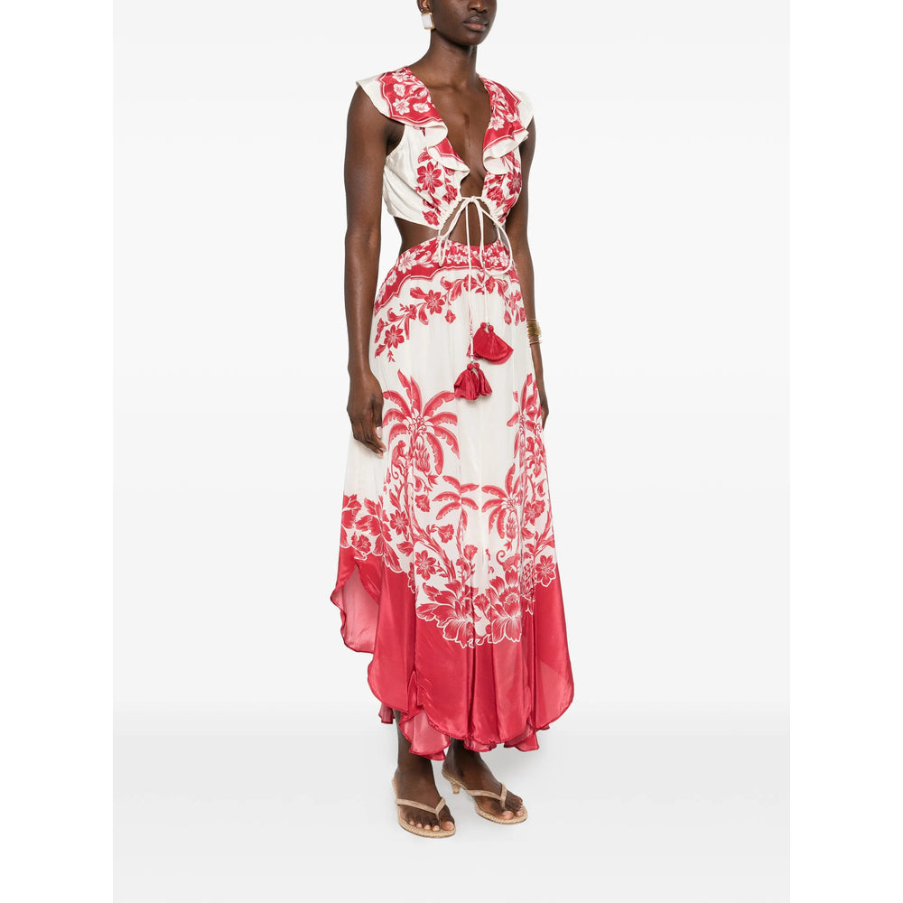 Farm Rio Dresses - Neutral, Red | 4f0715791aa96e1b846d176add80fa52c033307c