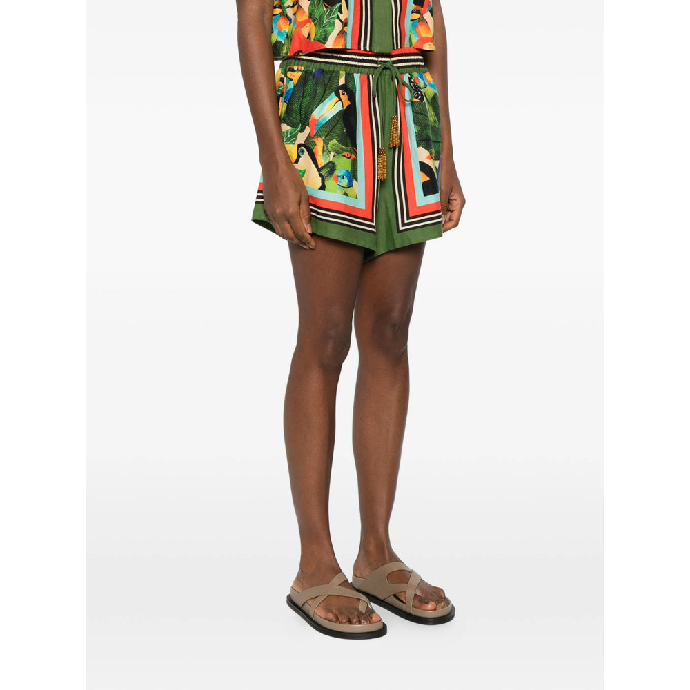 Farm Rio Shorts - Green | 3fe90ff6247175734c1a0b985ea00b21ba9e2653