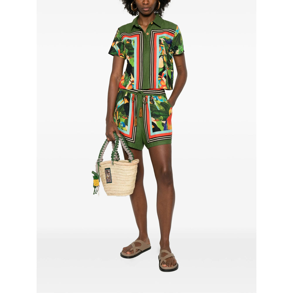 Farm Rio Shorts - Green | a37f381c438bf76ad493e4eb4ed6c25e96c3ee53