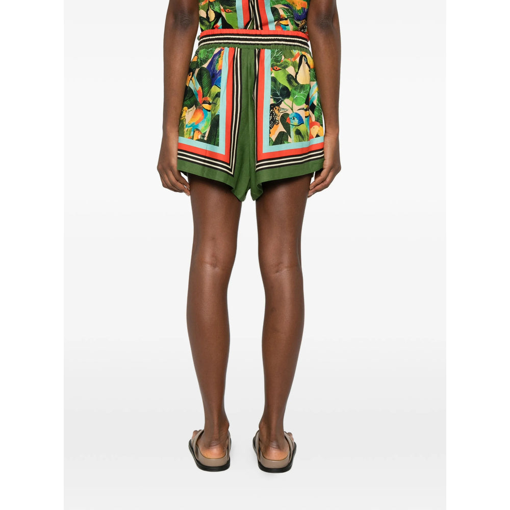 Farm Rio Shorts - Green | 439b9c8bf142a0f0550e20bf95d0d53d732c1fc6