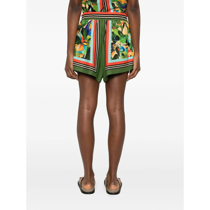 Farm Rio Shorts - Green | 439b9c8bf142a0f0550e20bf95d0d53d732c1fc6