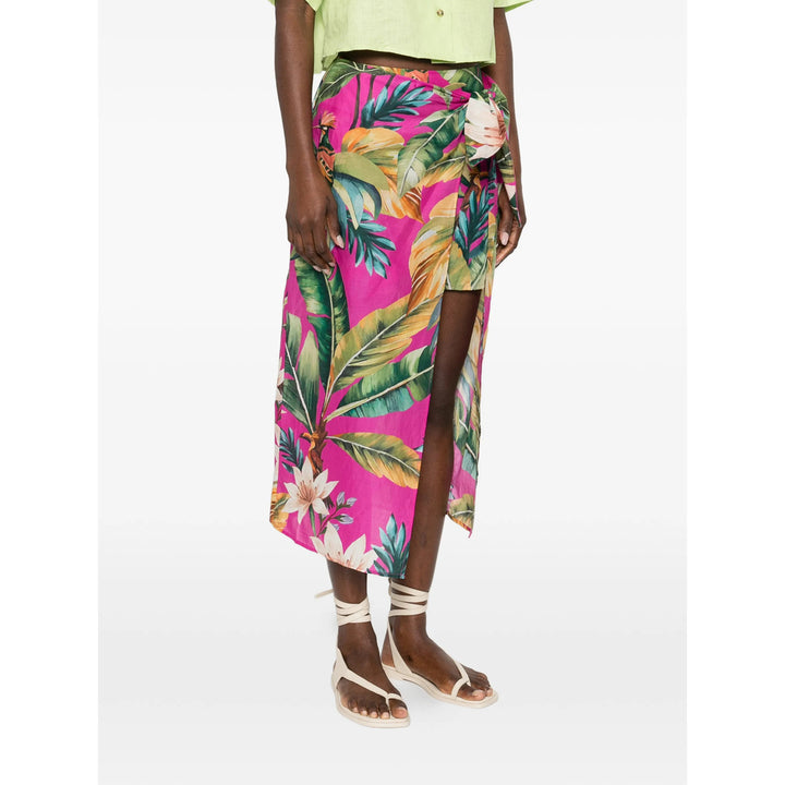 Farm Rio Skirts - Pink, Green | 36176934971a7e3c7f92e0693ceb5c5835288f51