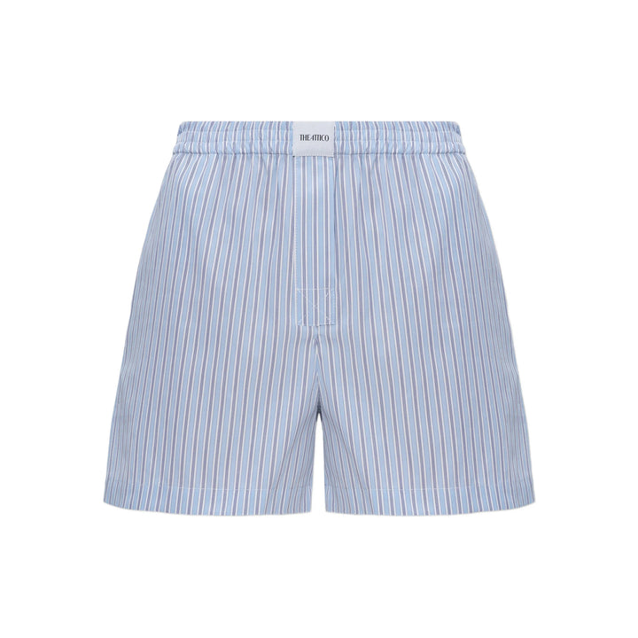 The Attico Pants - Blue, White | 918be36ee3d0f8a8b0de4c987499bf75fdbb03bb