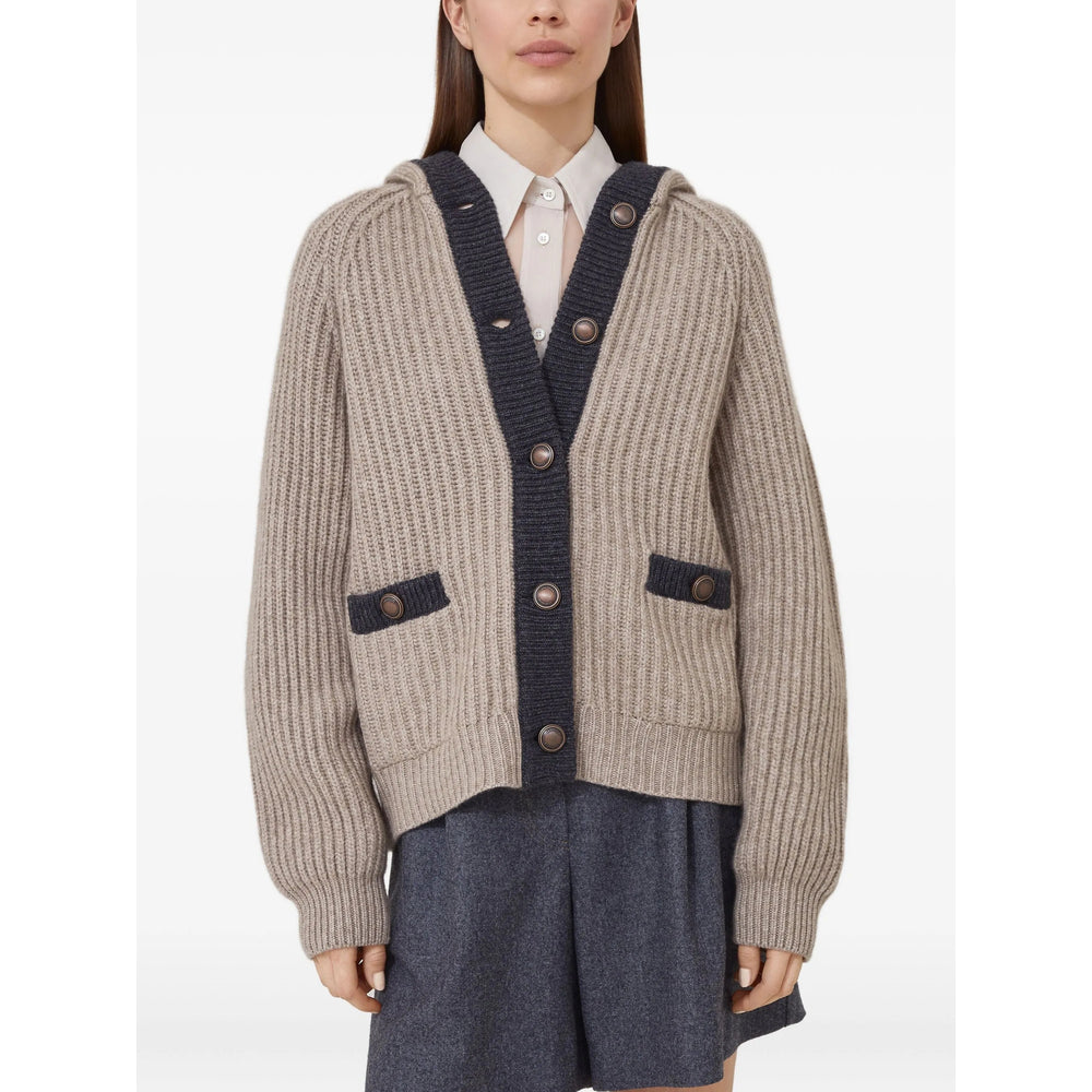 Brunello Cucinelli Sweaters - Neutral, Black | 84d42f21410b2e9ec19b94fdc2364e87f936613e