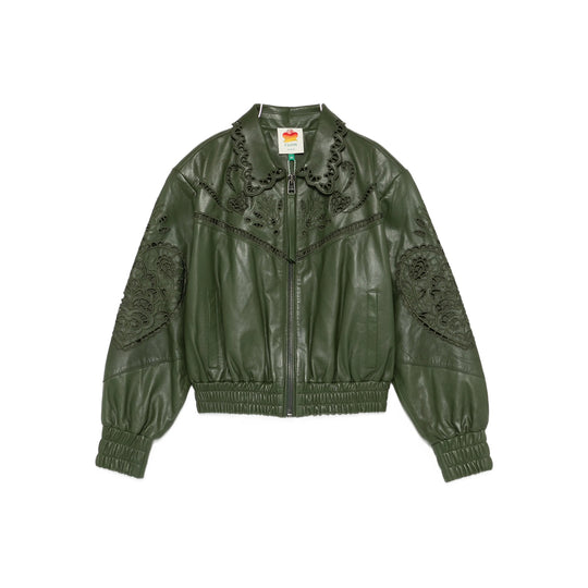 Leather Outerwears Green