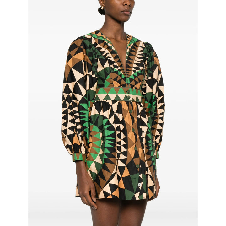 Farm Rio Shirts - Black, Green | 346942a5206ee2c0f666530e47263874fe72bd67