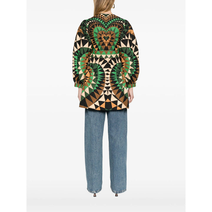 Farm Rio Shirts - Black, Green | 82e231bf9ea18aa20ba2e040e8ea4f09201c482c