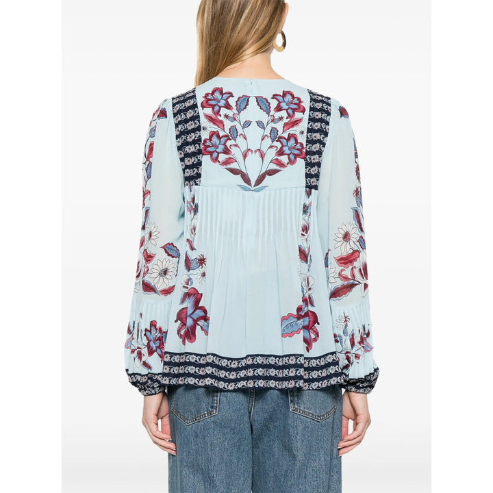 Farm Rio Shirts - Blue, Black | f69564555ca0115a0318d9142e24eb780aeca7ad