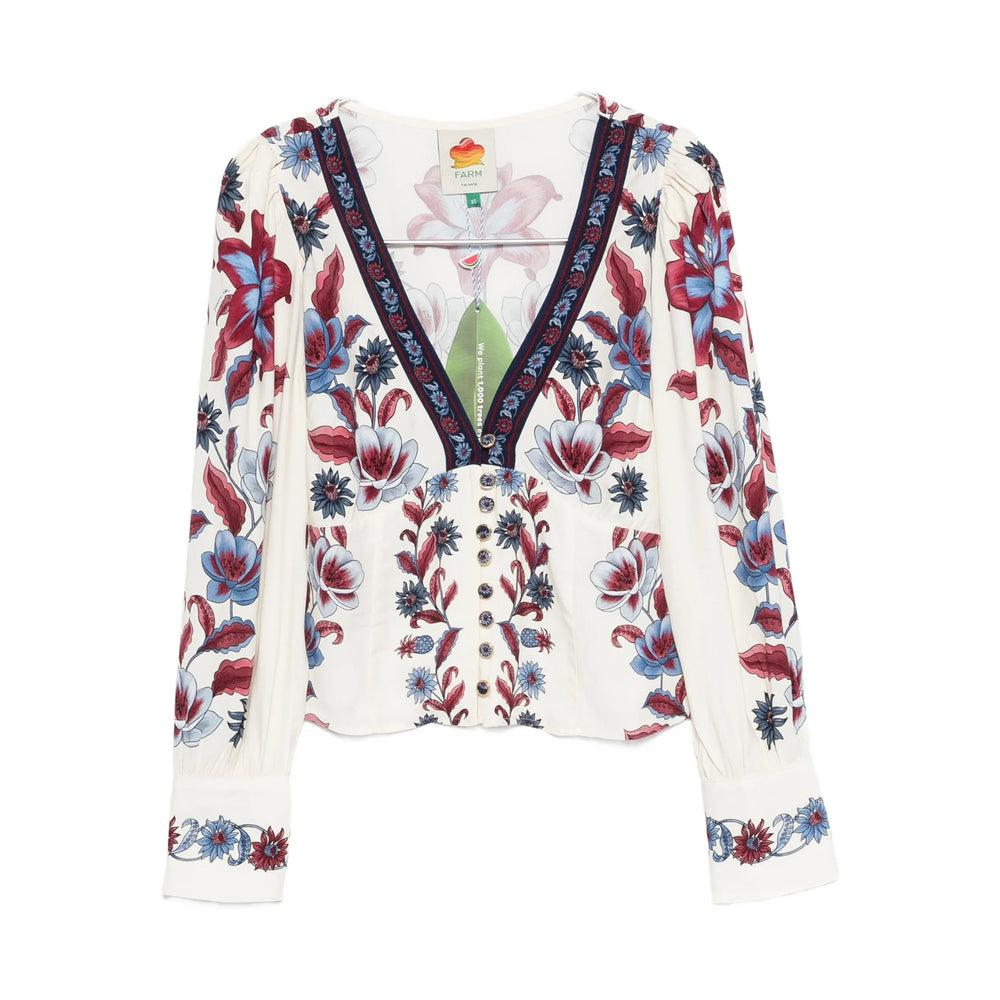 Farm Rio Shirts - White | 5d345c3b11d4166a68ea60270a3e7c9239593f76