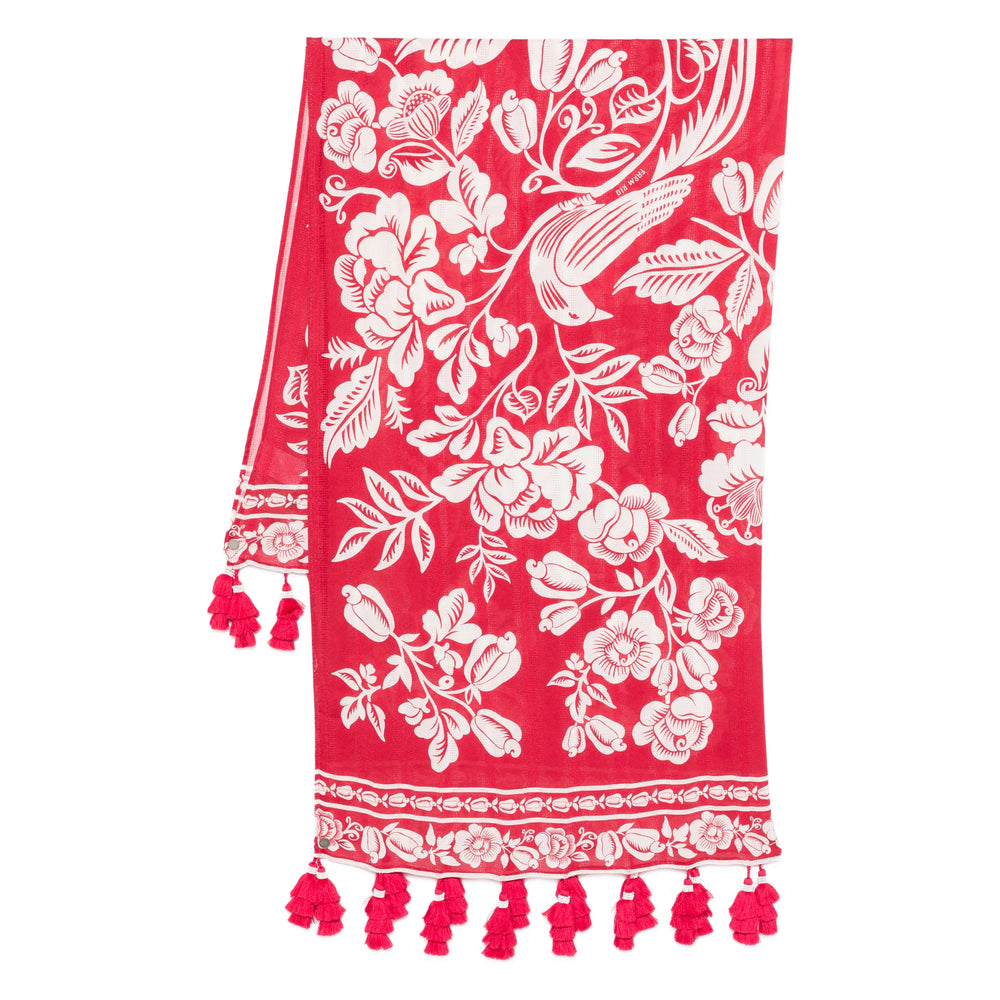 Farm Rio Beachwear - Red, White | bd5397fb8dffa7defdb584a9fcba6dbc15bdb560