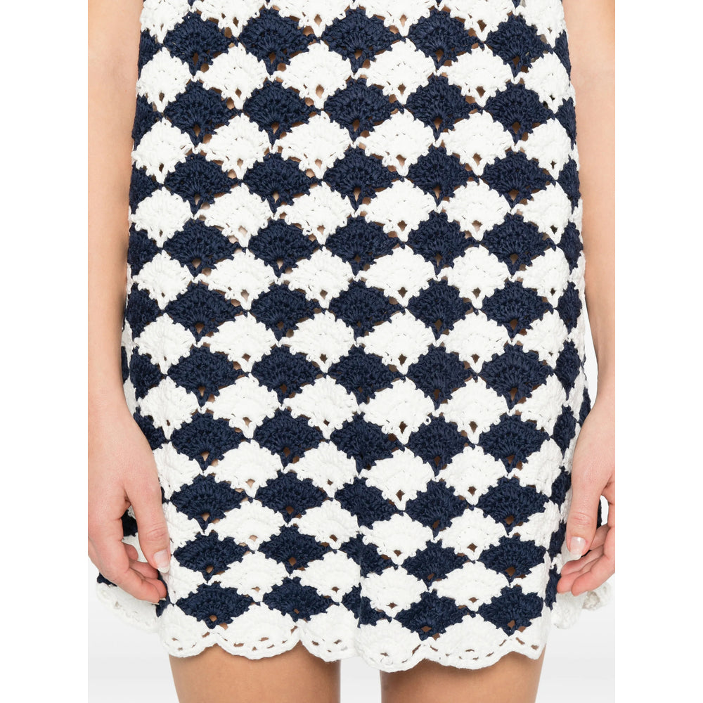 Farm Rio Tops - Blue, White | 474576e7475df3d3ce632a6a2350483bb839d524