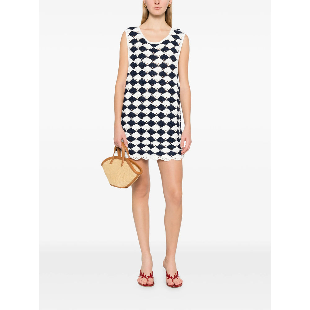 Farm Rio Tops - Blue, White | d67eab2c4ad70f6e554df49fb8fcebafdd617f92