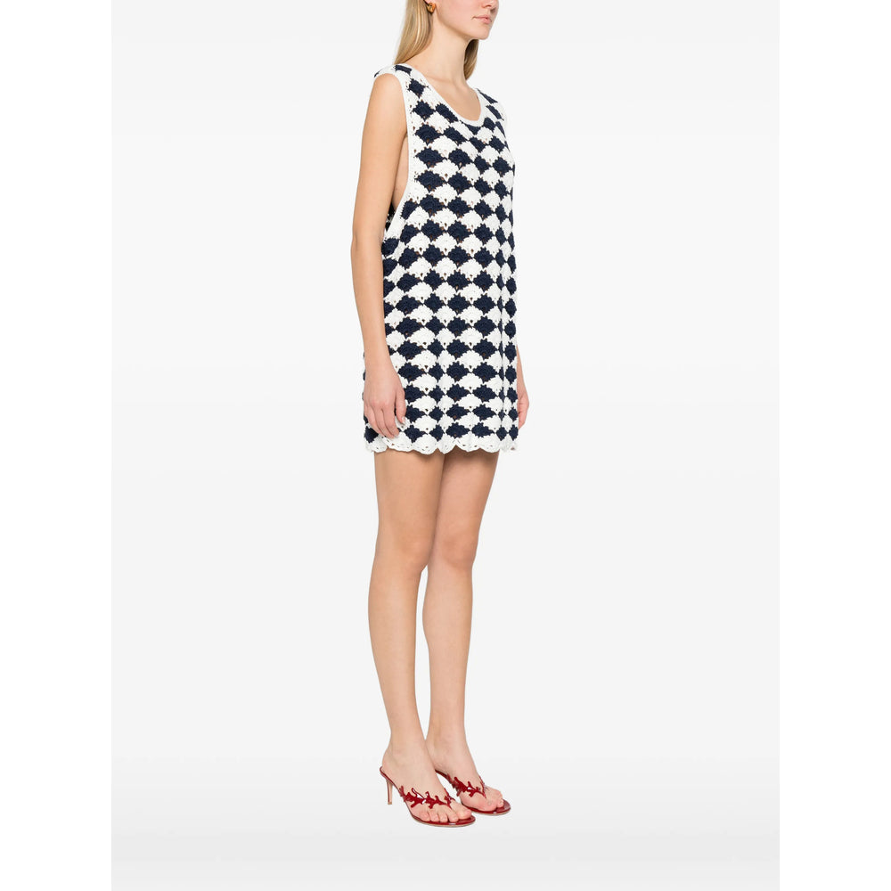 Farm Rio Tops - Blue, White | 6816bf4f0851e0c14d6cfa2c37c0850cf5b65065