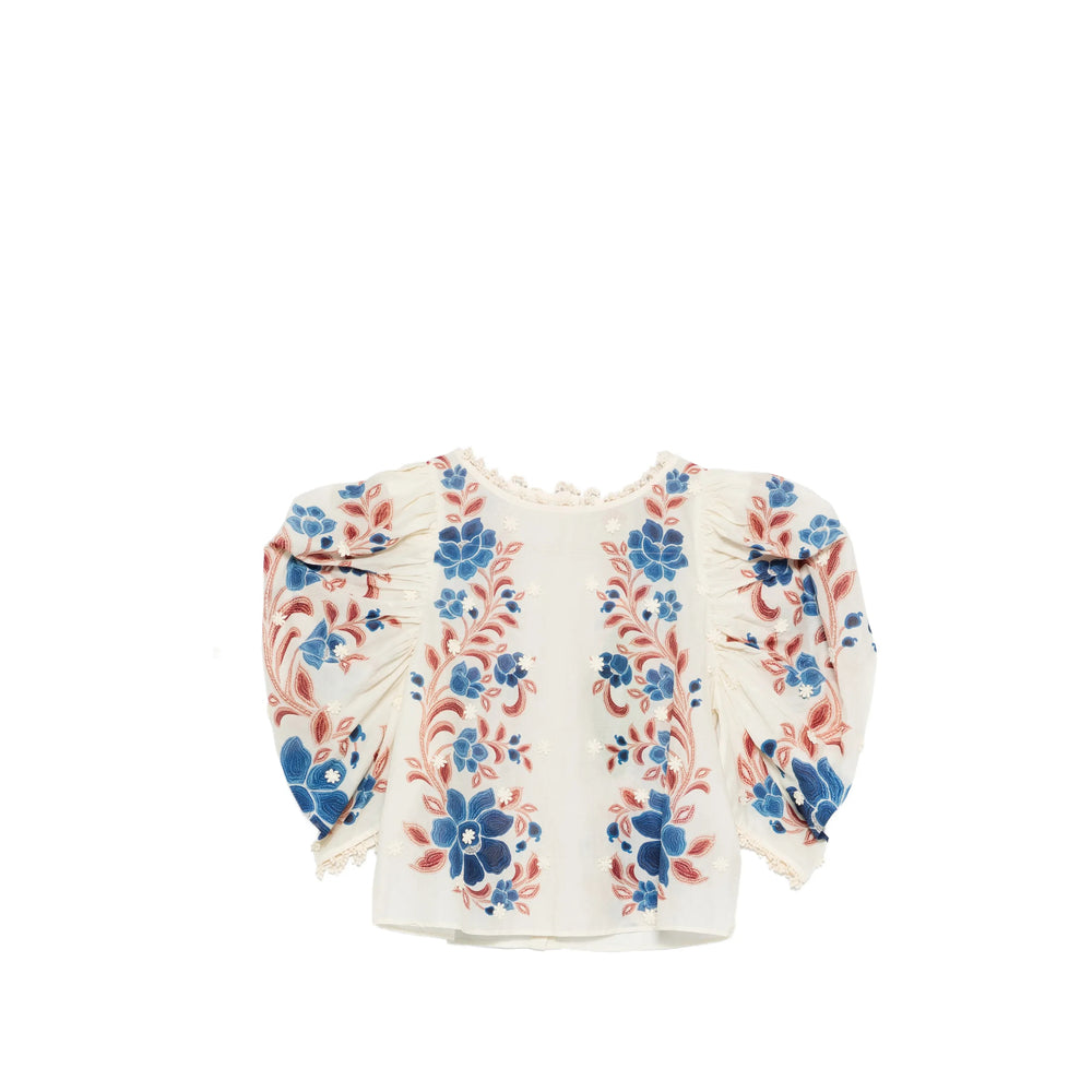 Farm Rio Shirts - Neutral, Blue | c7ea94ab32f7470fc31771bceafdb938e3c210b3