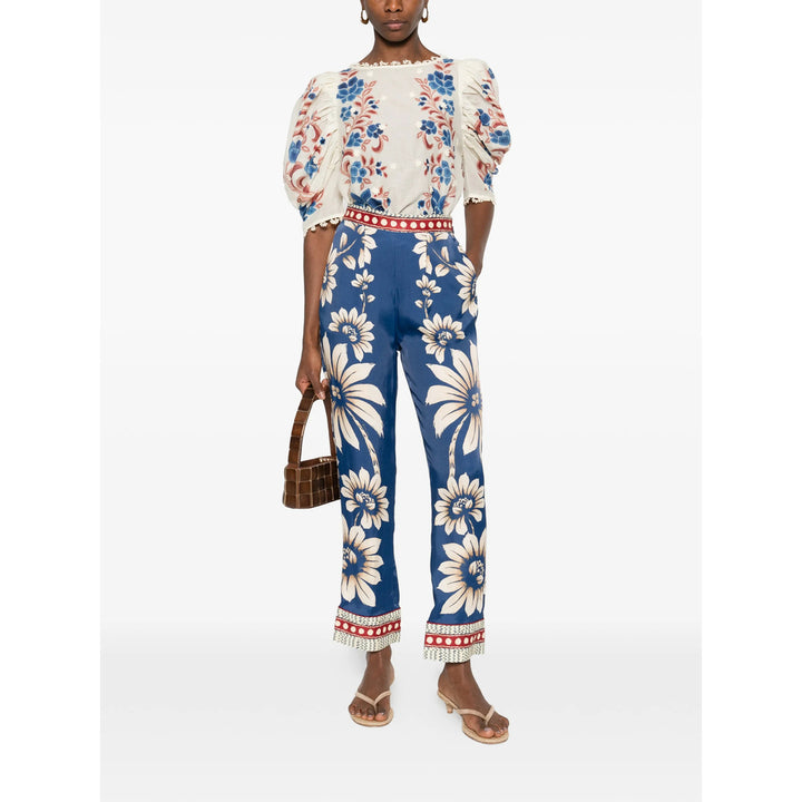 Farm Rio Shirts - Neutral, Blue | 301c1a9c36d6b5727ee7953b82264e009e0910d8