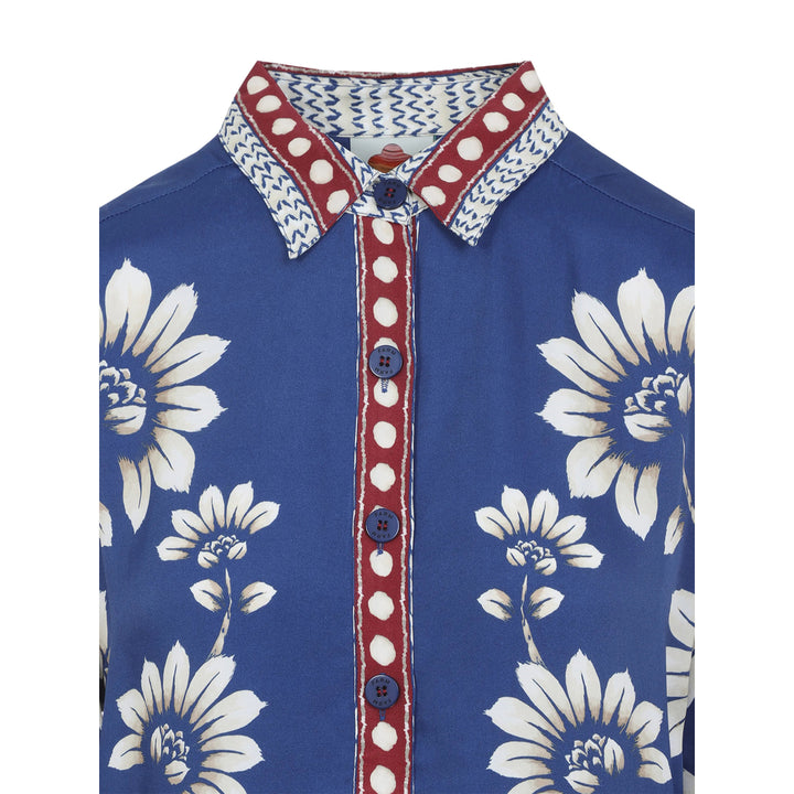Farm Rio Shirts - Blue, Neutral | 84f47f6ae517601c67357e6e6fe4e0826de32626