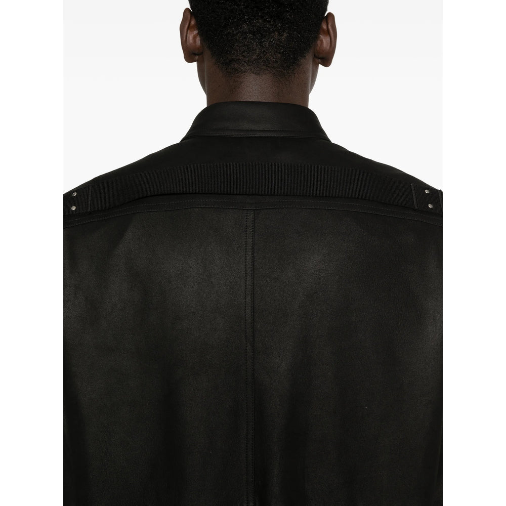 Rick Owens Leather Outerwears - Black | 2a780976874f1f49a2df854b1e0e298a01bde5ee