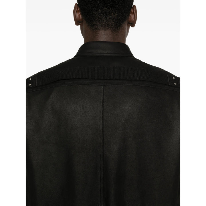 Rick Owens Leather Outerwears - Black | 2a780976874f1f49a2df854b1e0e298a01bde5ee