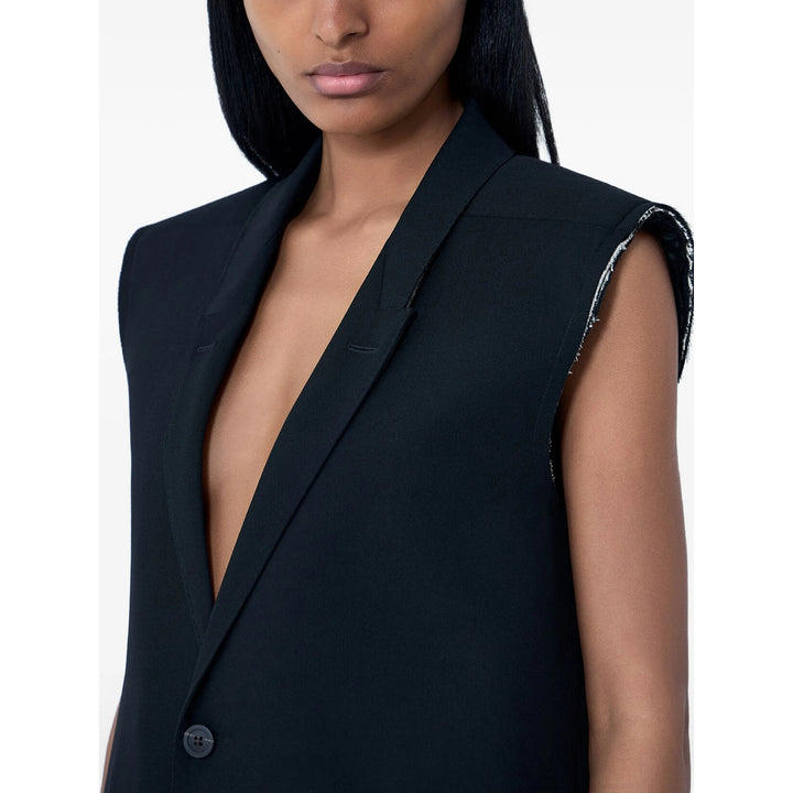 Rick Owens Waistcoats - Black | 1a7f653e0e9840fb96f1c814acc14cb3d79a6a3f