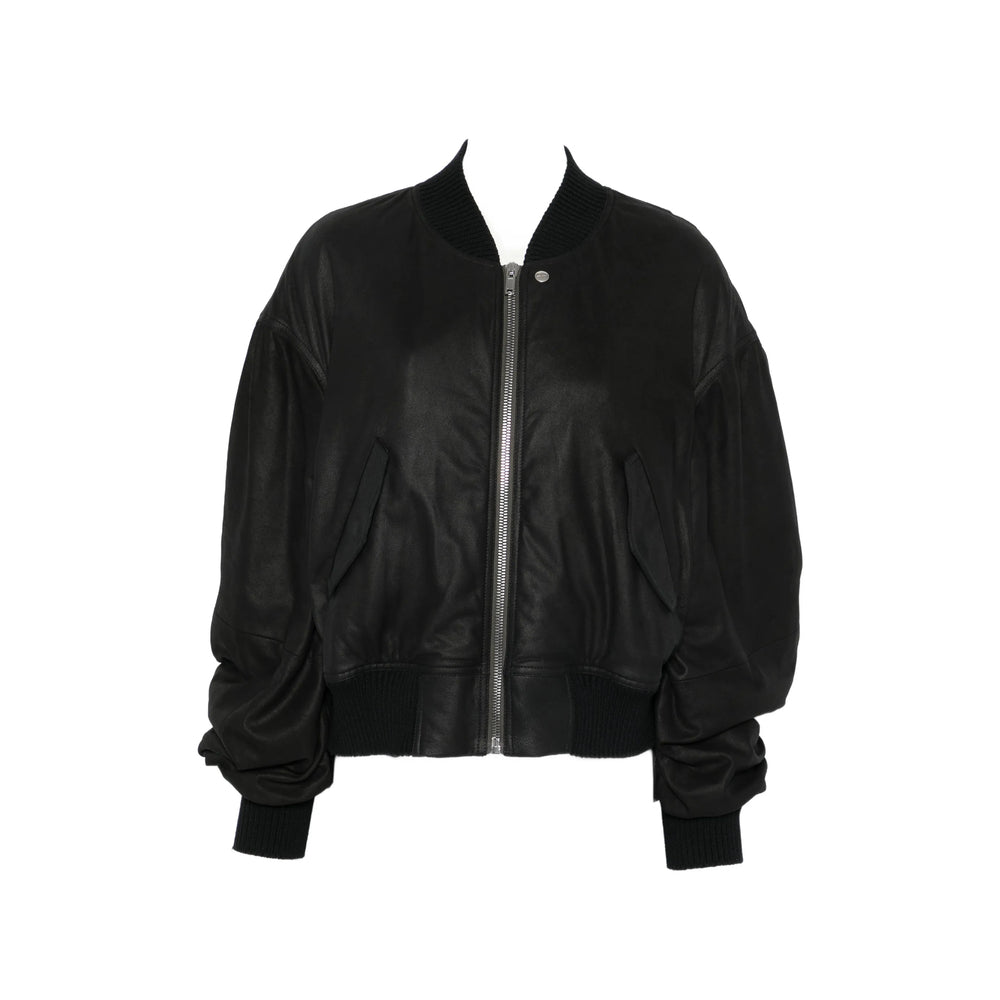 Rick Owens Leather Outerwears - Black | 9a3eba335b834c0fd90e506515d36ce77b18b821