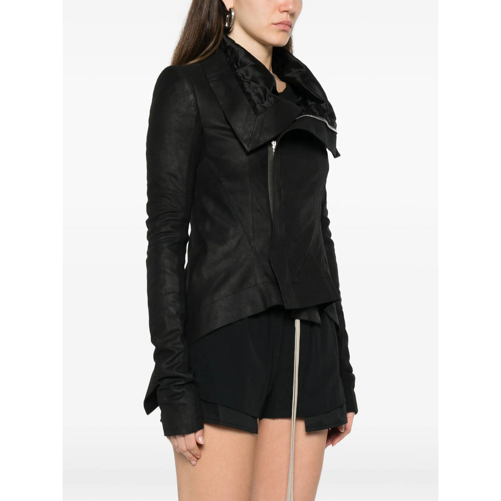 Rick Owens Leather Outerwears - Black | 55653628c22454a53f3d81c1eca2103fc38c293c