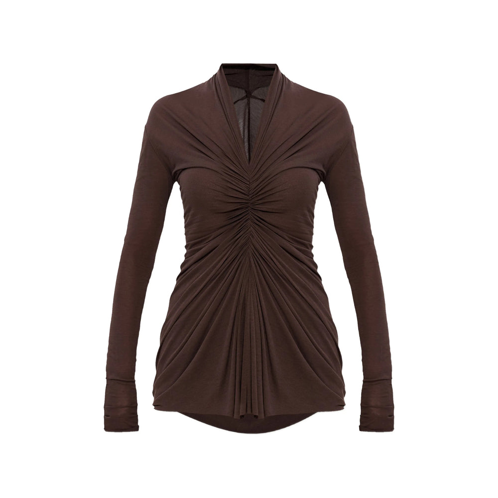 Rick Owens T Shirts - Brown | d6c435f24f8c90c440b37d94215ac3e7a2d0dff4