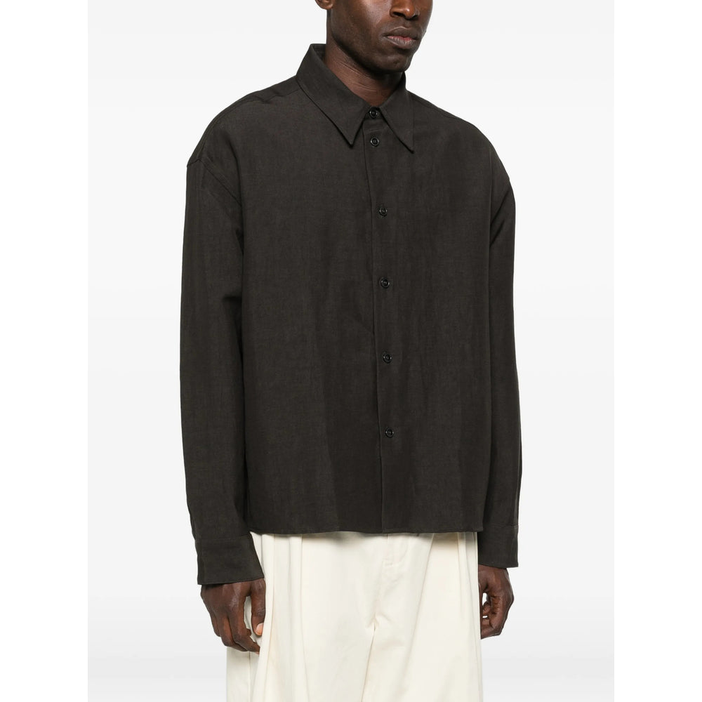 Studio Nicholson Shirts - Brown | 00d3a6f602bace8f29b4c93d69bd91883d6d0b6f