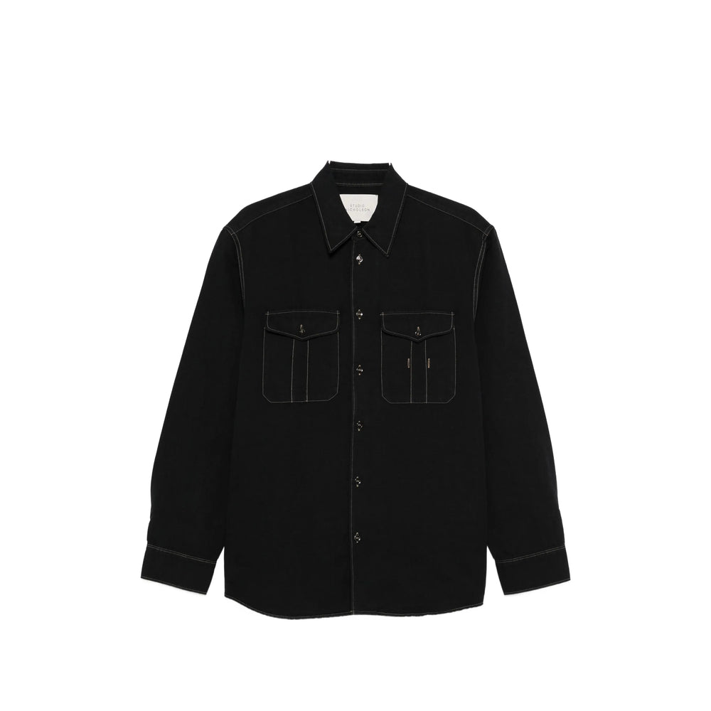 Studio Nicholson Shirts - Black | fd627f357a09f2cb91f549a6643b564a512bdd43