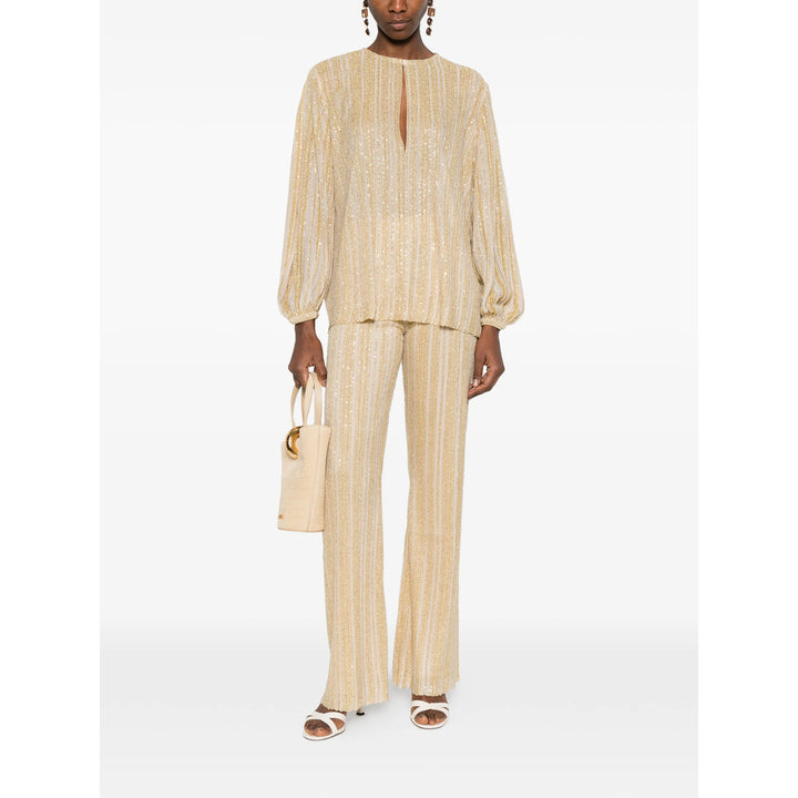 Missoni Pants - Neutral, White | 575234a1a0e13c3591a5d98ba5706df8c2ff1eb4