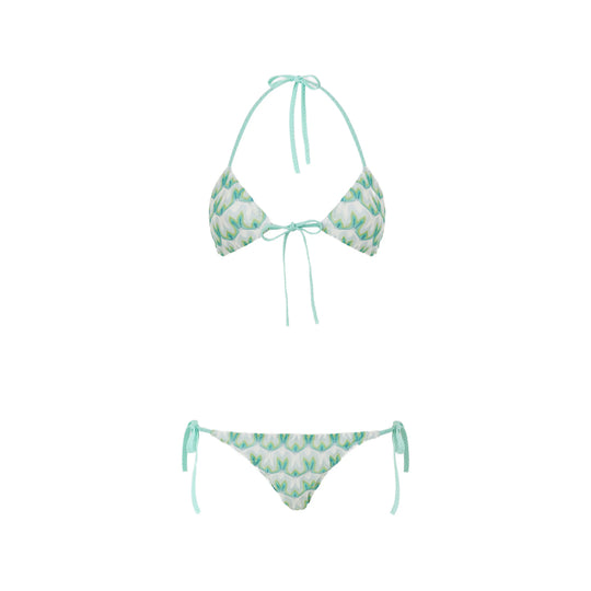 Beachwear White, Green