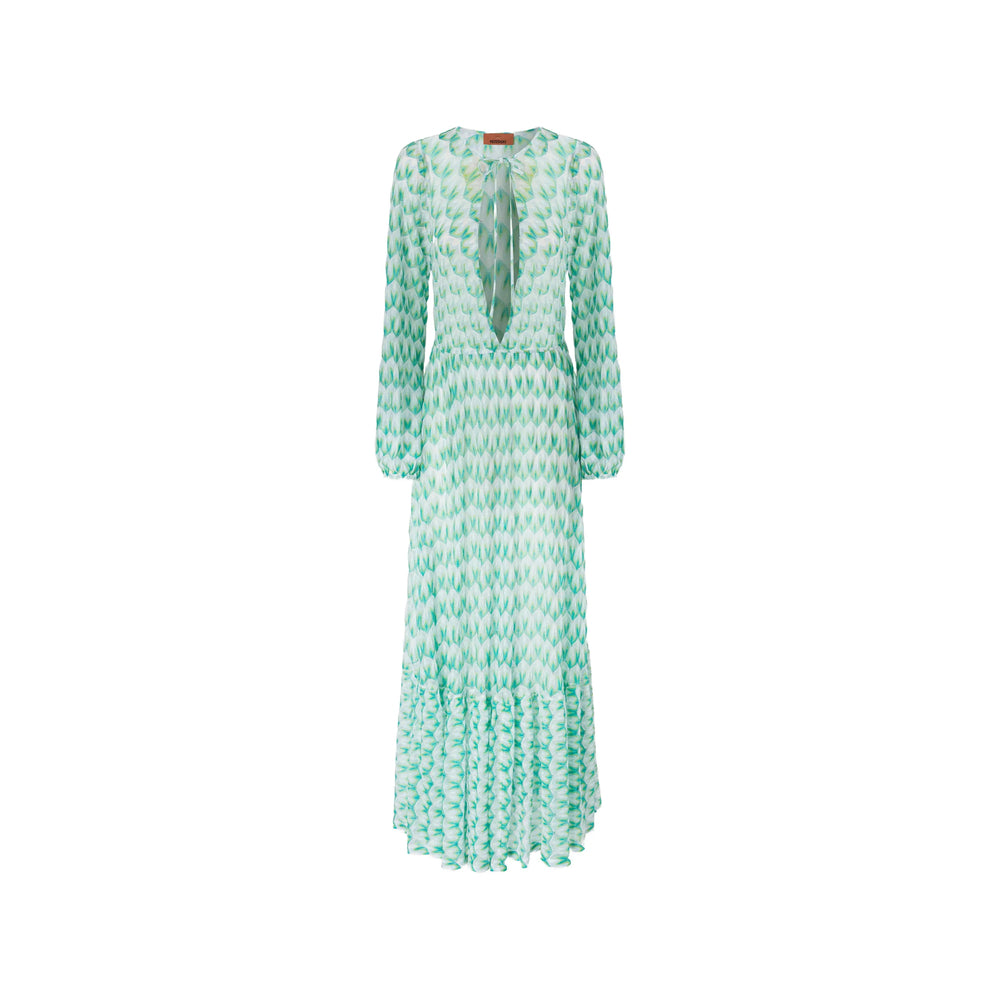 Missoni Dresses - White, Green | d34765de7f37e5727145680e5a669d8f57d84764