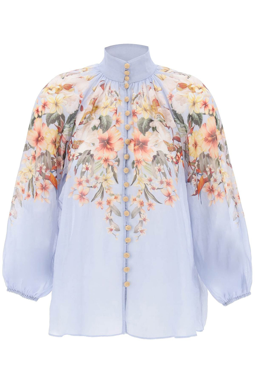 Lexi Billow Shirt With Floral Motif