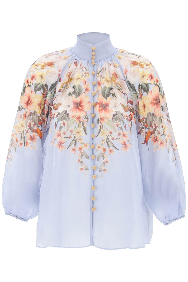 Lexi Billow Shirt With Floral Motif