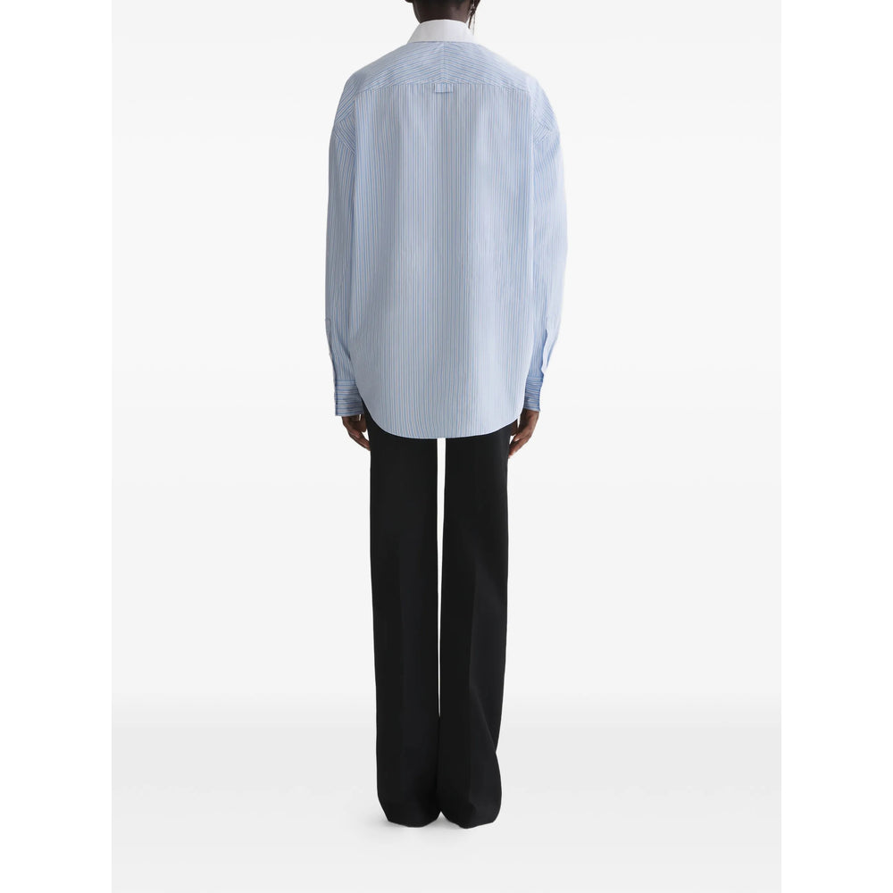 Mugler Shirts - Blue, White | 247e09040fad3aaa9dd209a017a378c3daae03ff